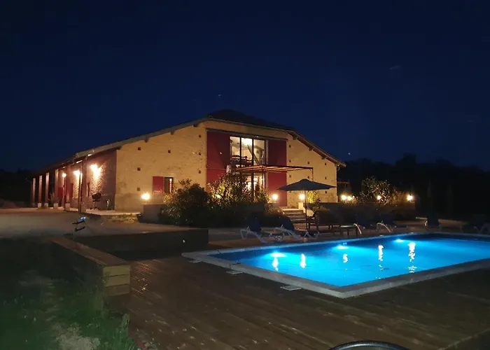 別荘 Exceptionnel Loft Style Industriel Equipe 15 Personnes Avec Piscine Et Jacuzzi